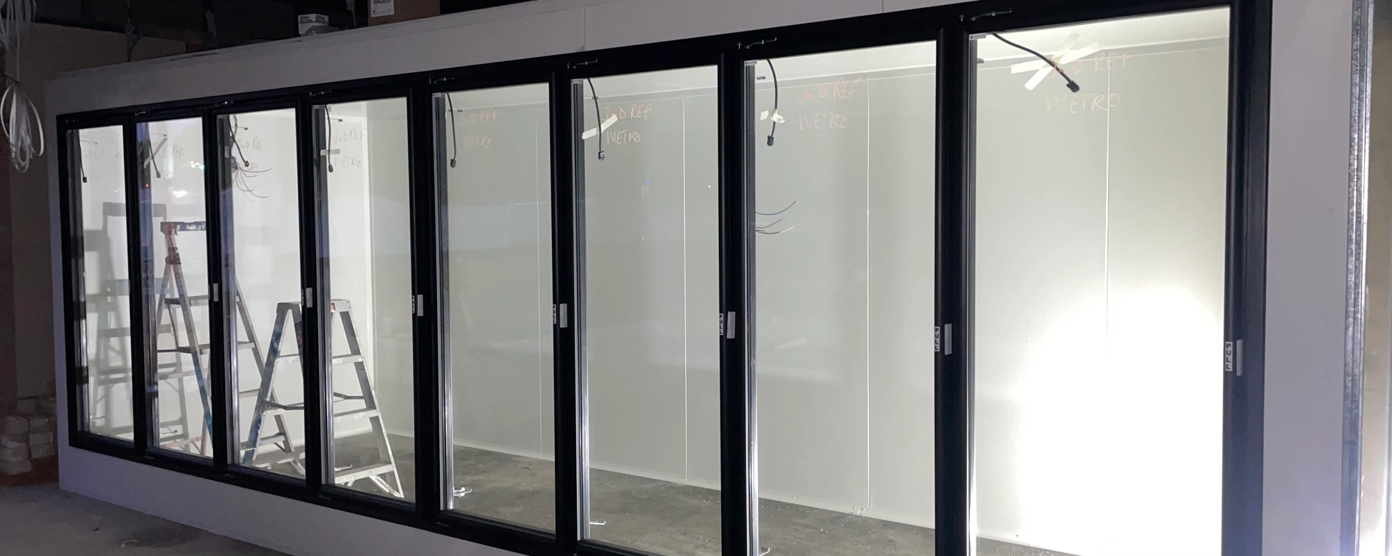 Internal hoarding and panel works in a retail environment