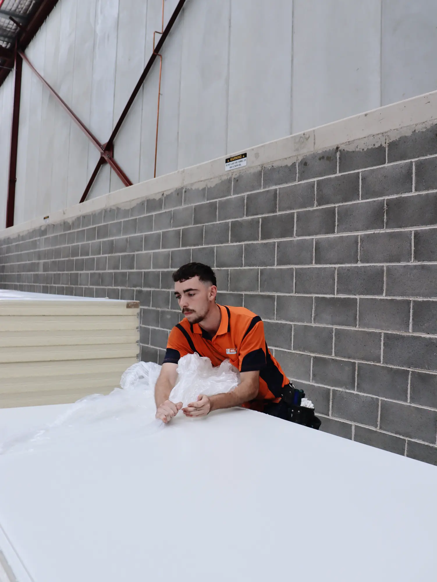 Chullora insulated panel project, coolroom construction photo 10