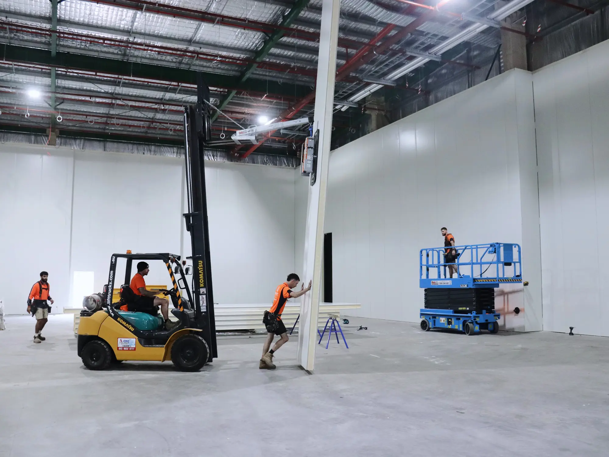 Freezer room panels installed at Sydney Markets Homebush